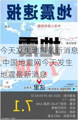 今天发生地震最新消息,中国地震网今天发生地震最新消息