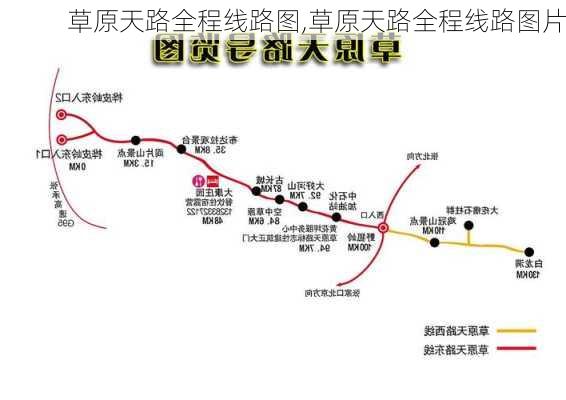 草原天路全程线路图,草原天路全程线路图片