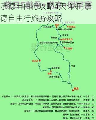 承德自由行攻略4天详细,承德自由行旅游攻略