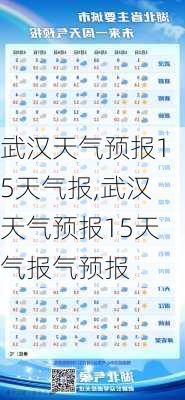 武汉天气预报15天气报,武汉天气预报15天气报气预报