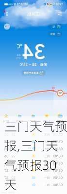 三门天气预报,三门天气预报30天