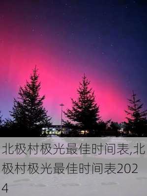 北极村极光最佳时间表,北极村极光最佳时间表2024