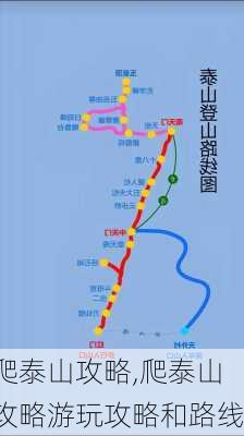 爬泰山攻略,爬泰山攻略游玩攻略和路线