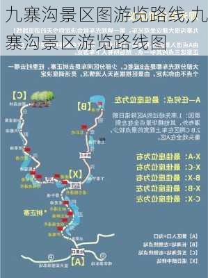 九寨沟景区图游览路线,九寨沟景区游览路线图