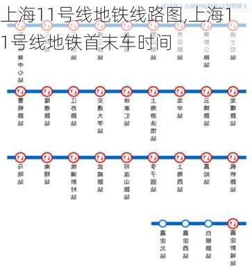 上海11号线地铁线路图,上海11号线地铁首末车时间