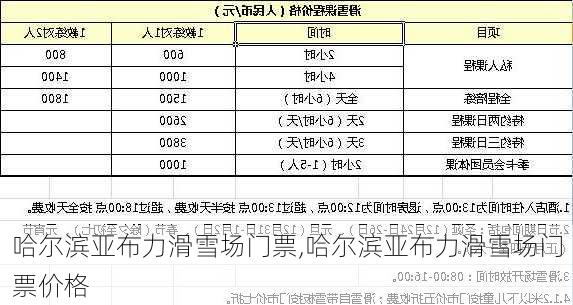 哈尔滨亚布力滑雪场门票,哈尔滨亚布力滑雪场门票价格