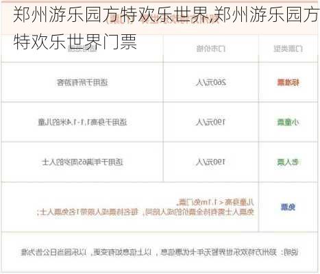 郑州游乐园方特欢乐世界,郑州游乐园方特欢乐世界门票