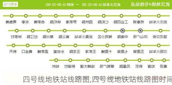 四号线地铁站线路图,四号线地铁站线路图时间