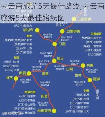 去云南旅游5天最佳路线,去云南旅游5天最佳路线图