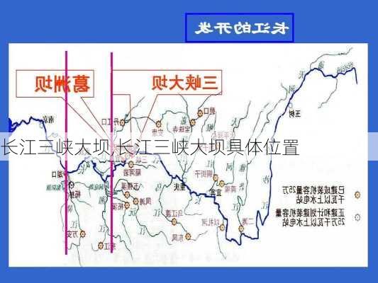 长江三峡大坝,长江三峡大坝具体位置