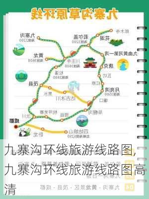 九寨沟环线旅游线路图,九寨沟环线旅游线路图高清