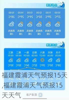 福建霞浦天气预报15天,福建霞浦天气预报15天天气