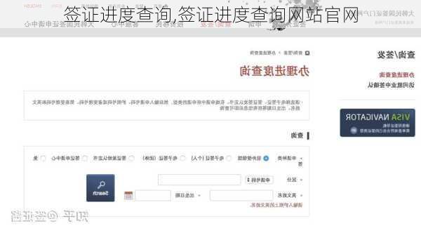 签证进度查询,签证进度查询网站官网
