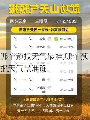 哪个预报天气最准,哪个预报天气最准确