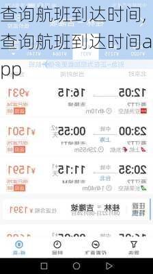 查询航班到达时间,查询航班到达时间app