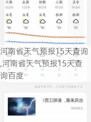 河南省天气预报15天查询,河南省天气预报15天查询百度