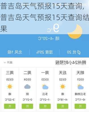 普吉岛天气预报15天查询,普吉岛天气预报15天查询结果