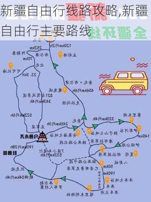 新疆自由行线路攻略,新疆自由行主要路线