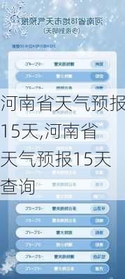 河南省天气预报15天,河南省天气预报15天查询