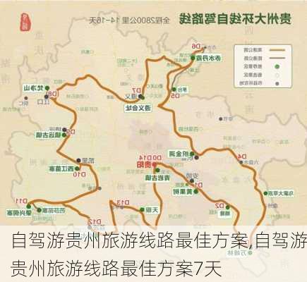 自驾游贵州旅游线路最佳方案,自驾游贵州旅游线路最佳方案7天