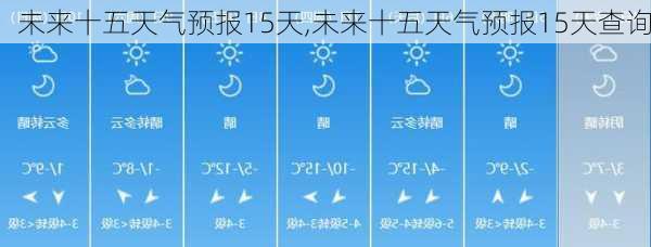 未来十五天气预报15天,未来十五天气预报15天查询