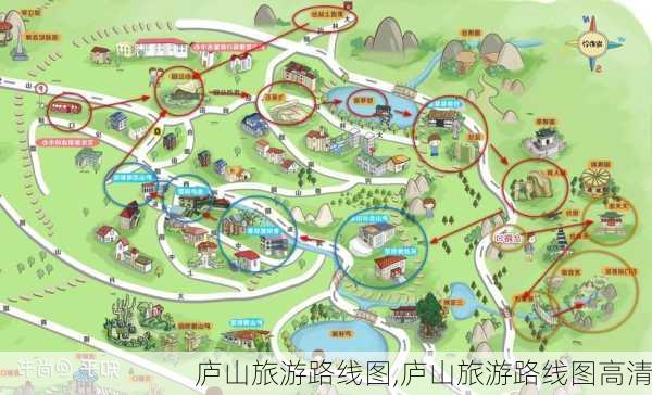 庐山旅游路线图,庐山旅游路线图高清