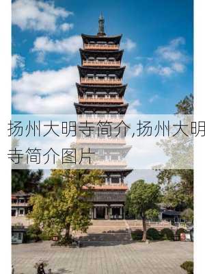 扬州大明寺简介,扬州大明寺简介图片