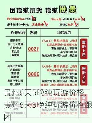 贵州6天5晚纯玩游价格,贵州6天5晚纯玩游价格跟团