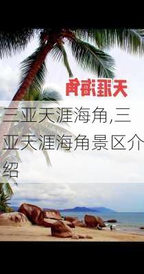 三亚天涯海角,三亚天涯海角景区介绍