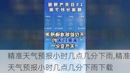 精准天气预报小时几点几分下雨,精准天气预报小时几点几分下雨下载