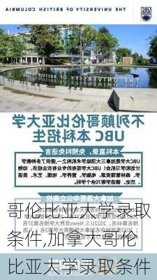 哥伦比亚大学录取条件,加拿大哥伦比亚大学录取条件