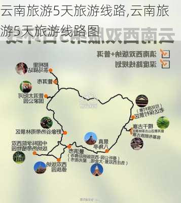 云南旅游5天旅游线路,云南旅游5天旅游线路图