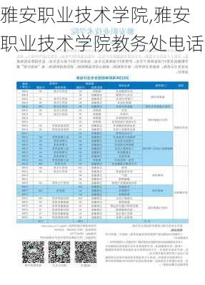 雅安职业技术学院,雅安职业技术学院教务处电话