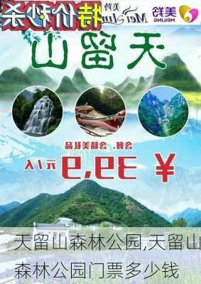 天留山森林公园,天留山森林公园门票多少钱