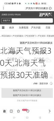 北海天气预报30天,北海天气预报30天准确