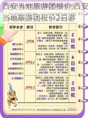 西安当地旅游团报价,西安当地旅游团报价2日游