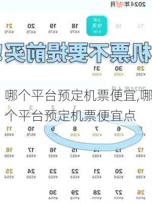 哪个平台预定机票便宜,哪个平台预定机票便宜点