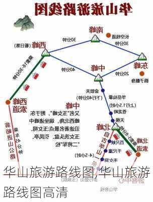 华山旅游路线图,华山旅游路线图高清