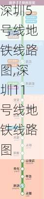 深圳5号线地铁线路图,深圳11号线地铁线路图