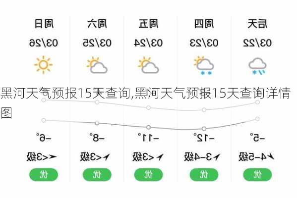 黑河天气预报15天查询,黑河天气预报15天查询详情图