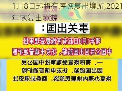 1月8日起将有序恢复出境游,2021年恢复出境游