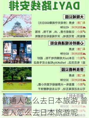 普通人怎么去日本旅游,普通人怎么去日本旅游呢