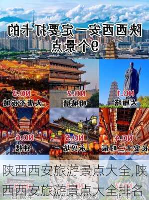 陕西西安旅游景点大全,陕西西安旅游景点大全排名