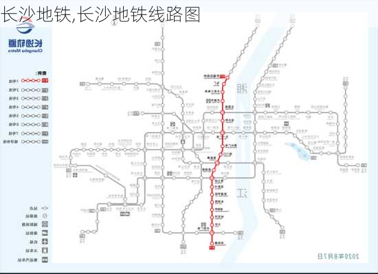 长沙地铁,长沙地铁线路图