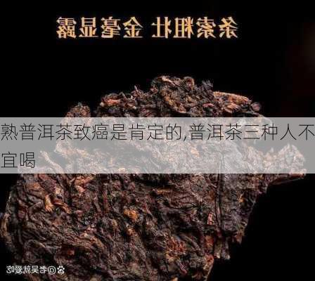 熟普洱茶致癌是肯定的,普洱茶三种人不宜喝