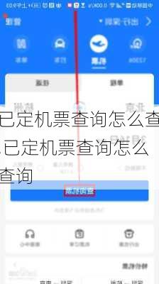 已定机票查询怎么查,已定机票查询怎么查询