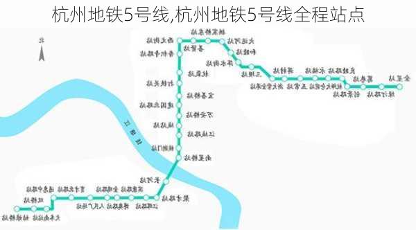 杭州地铁5号线,杭州地铁5号线全程站点