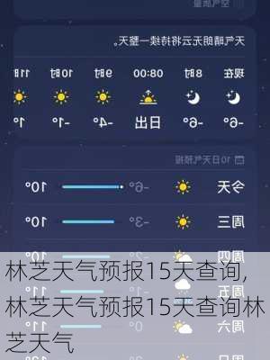 林芝天气预报15天查询,林芝天气预报15天查询林芝天气