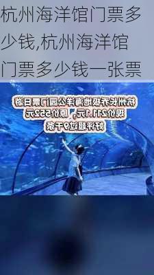 杭州海洋馆门票多少钱,杭州海洋馆门票多少钱一张票