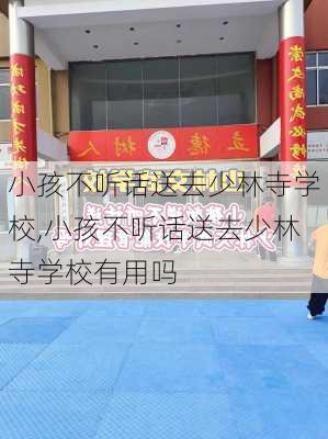 小孩不听话送去少林寺学校,小孩不听话送去少林寺学校有用吗